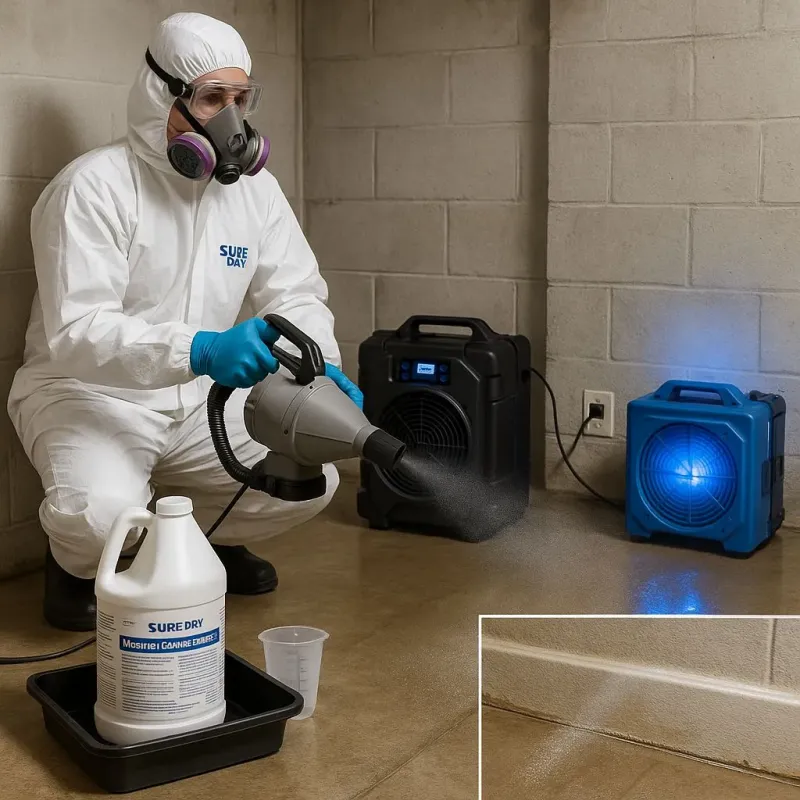 Sanitization and Odor Removal process in Cedar Glen West, NJ